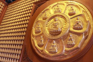 Buda heykeli, Çin Tapınağı duvar sıva grupları