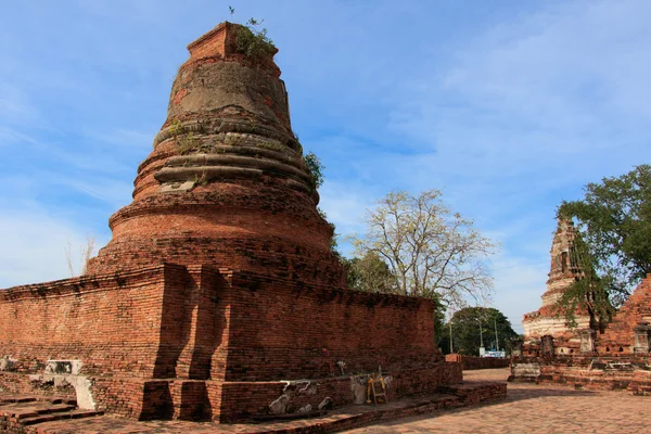 Stupas pagoda, pagoda sculpture of Buddha at Wat Worachet Temple ,The Ancient Siam Civilization — Stock Photo, Image