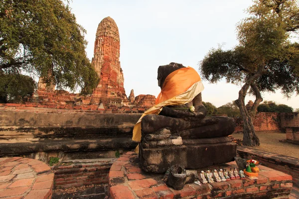 태국 아유타야 지방에서에서 Phra Ram 사원 (Wat Phra Ram) 유적 — 스톡 사진