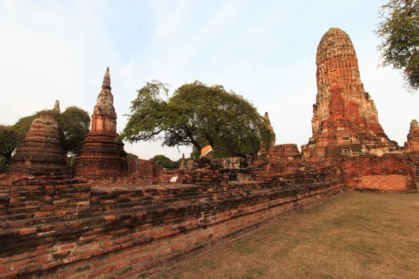 Phra Ram tempel (Wat Phra Ram) ruinerna i Ayutthaya provinsen, Thailand — Stockfoto
