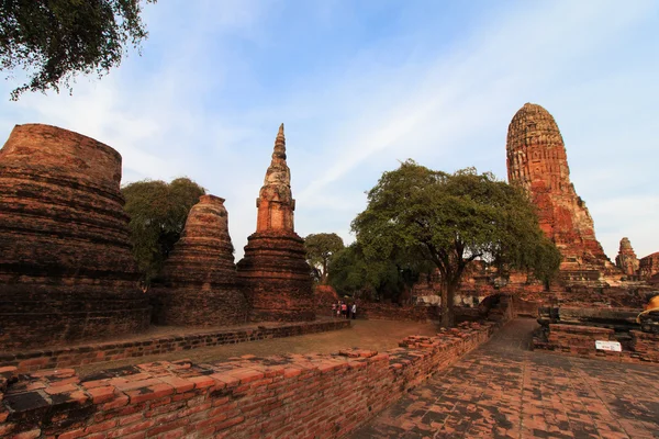 Ruinen des Tempels phra ram (wat phra ram) in der Provinz Ayutthaya, Thailand — Stockfoto