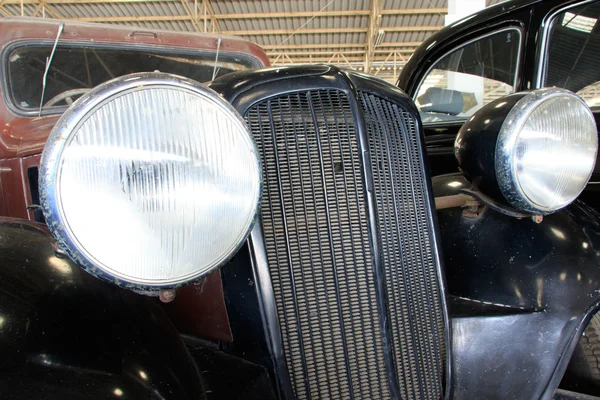 Lampe phare vintage voiture classique. Images de style effet vintage . — Photo