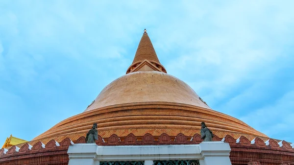 Phra pathom chedi die höchste und größte Stupa, Pagode der Welt. es befindet sich in der Stadt nakhon pathom, thailand. — Stockfoto