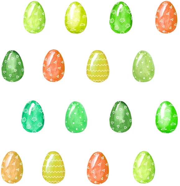 Fundo de ovos de Páscoa — Fotografia de Stock