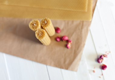 kokulu mumlar doğal balmumu yapılmış
