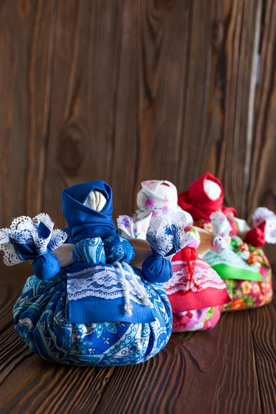 Bambola tessile tradizionale russo — Foto Stock