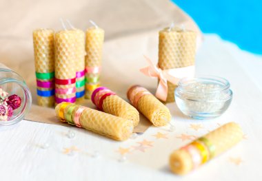 kokulu mumlar doğal balmumu yapılmış