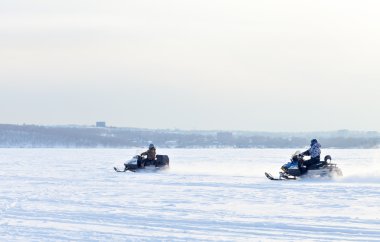 Irkutsk, Rusya - 5 Mart 2016: Baykal yarış