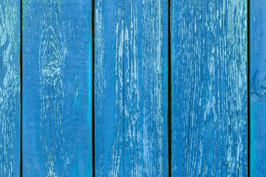Bir arka plan doğa olarak ahşap plakalar mavi doku farklı tonları. Eski yeşil ahşap tahtalar üzerinde boya soyma. Arka plan olarak eski ahşap doku. Country stili.