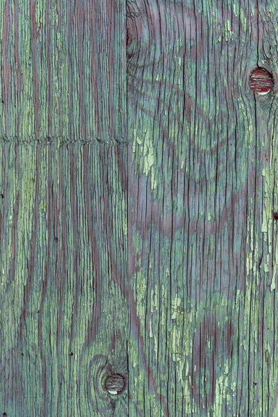 Zöld régi fa táblák Grange, mint a háttér textúra. peeling paint. Másolja a hely. Függőleges tájolású. — Stock Fotó