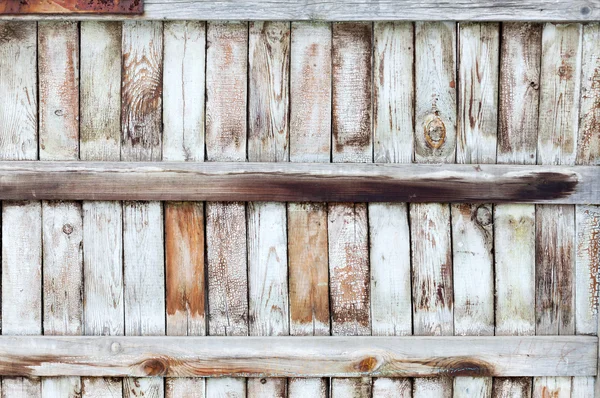 Старые потрепанные деревянные доски с потрескавшимся фоном краски — стоковое фото