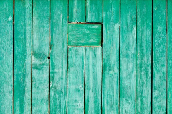 Oude geschilderde houten muur textuur of achtergrond met kopie ruimte. Houten planken geschilderd oud groen. — Stockfoto