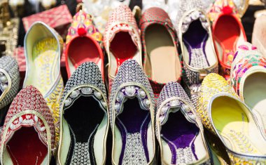 Gösteri Hindistan geleneksel terlik. 