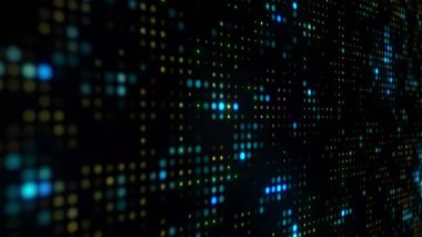 mavi soyut arkaplan ve birçok satır. 3d oluşturma