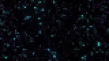 Renkli sembollü koyu mor vektör dokusu. Parlak renkli çizimler ve büyük yıldızlar. İş ilanınız için akıllı tasarım.