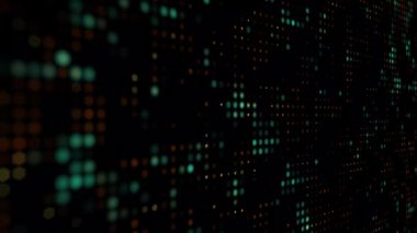 Parlak çizgileri olan soyut bir arkaplan. Teknoloji, bilim ve teknoloji kavramı. 3 Boyutlu Hazırlama