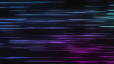 Neon çizgileri ve noktaların soyut arkaplanı