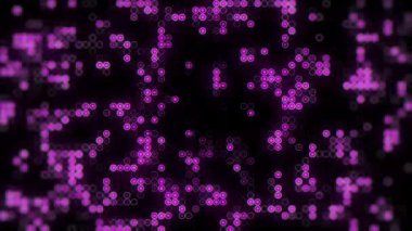 Parlak noktalı soyut teknoloji arkaplanı