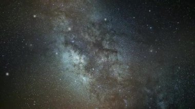 Samanyolu ile gece gökyüzü.