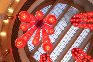 kırmızı Çin feneri.