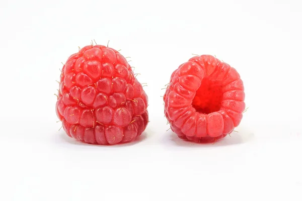 Červené plody zralé maliny — Stock fotografie