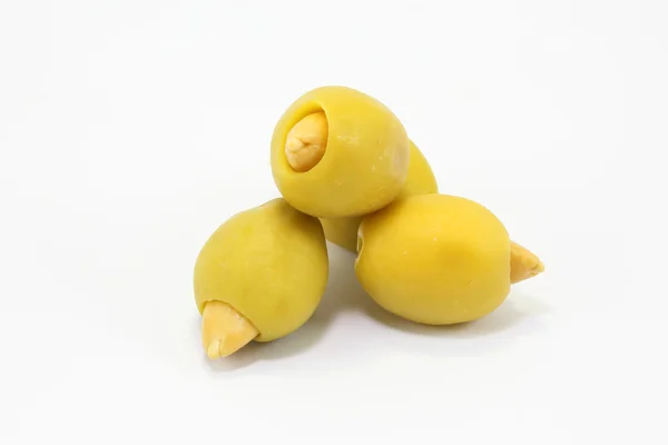 毛绒玩具的橄榄杏仁 — 图库照片