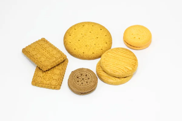 Biscoitos de forma variada — Fotografia de Stock