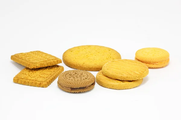 Assorted shape biscuit cookies — Stock Photo, Image