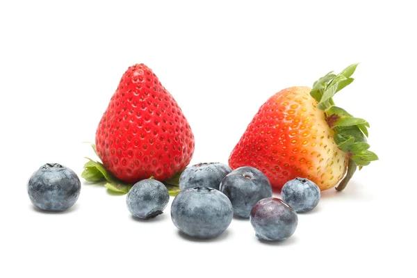 Buah Blueberry Strawberry — Stok Foto