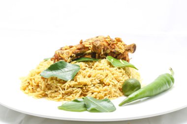 Tavuk Biryani limon kireç yaprak