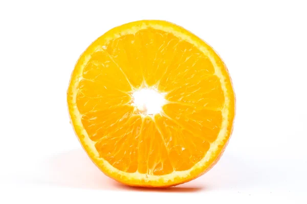Plasterek pomarańczy sok papek — Zdjęcie stockowe