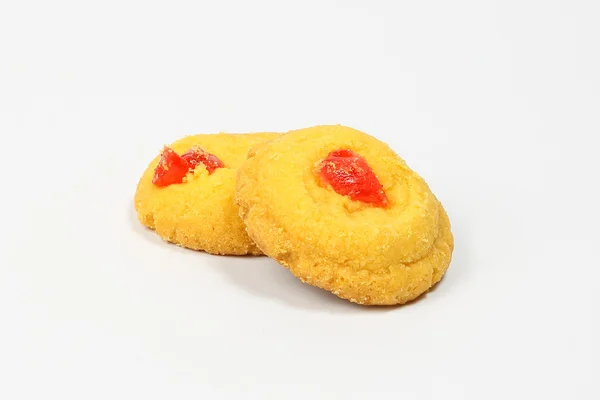 Galletas de galletas recién horneadas — Foto de Stock