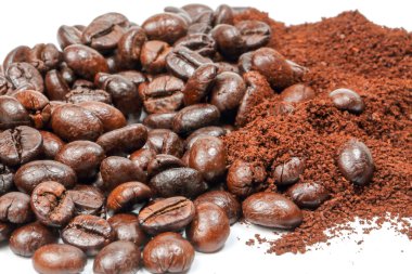 Kahve çekirdeği tüm ve güçlendirilmiş