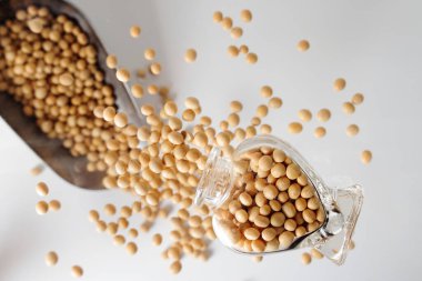 Dosyalanmış soyanın derinliği metal kepçenin üzerine Hart şeklindeki cam şişeden damlıyordu.