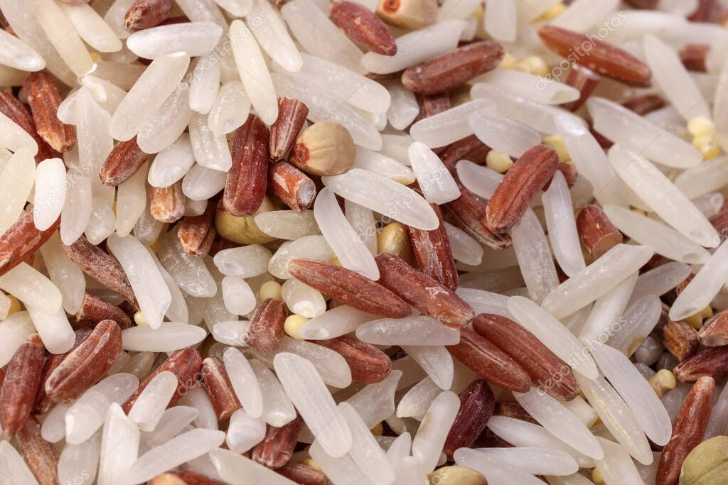 Mezcla de bajo índice glucémico arroz saludable grano basmati mijo