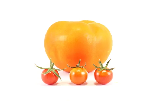 番茄各种颜色分类 — 图库照片