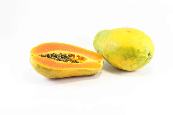 Frische reife süße Papaya-Früchte — Stockfoto