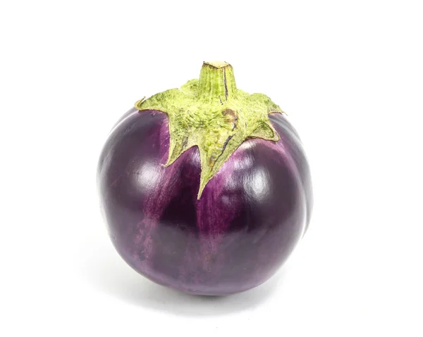 Aubergine Aubergine ronde purpl — Stockfoto