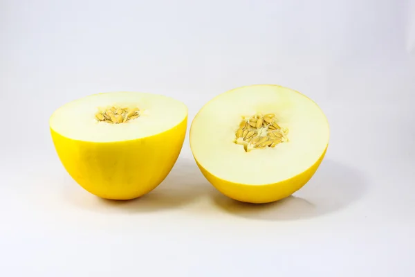 Kanariefågel melon söt gul frukt — Stockfoto