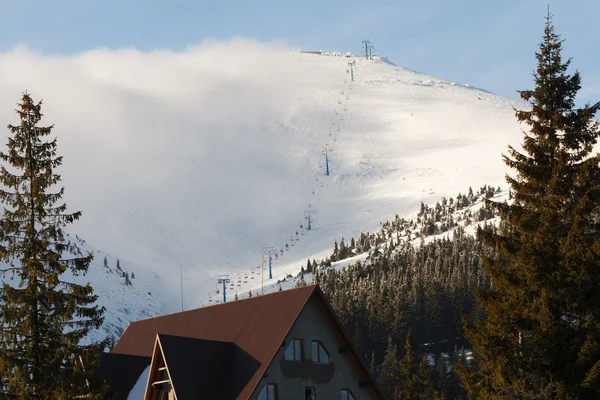 house in the ski resort