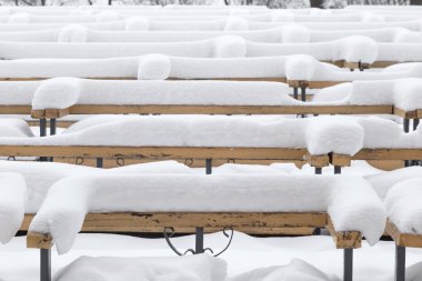 Kışın pek çok tezgah