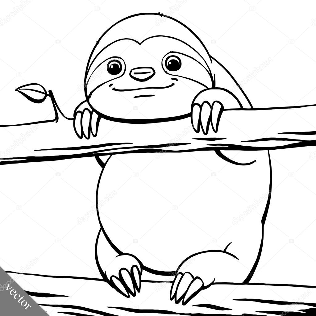 面白い漫画かわいい脂肪ベクトル ナマケモノのイラスト — ストックベクター © turaevgeniy.gmail ... 面白い漫画かわいい脂肪ベクトル ナマケモノのイラスト — ストックベクター © turaevgeniy.gmail ...