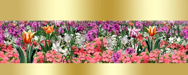 Fundo abstrato de flor de primavera para cartão de felicitações de férias. Ilustração digital. Padrão do modelo . — Fotografia de Stock