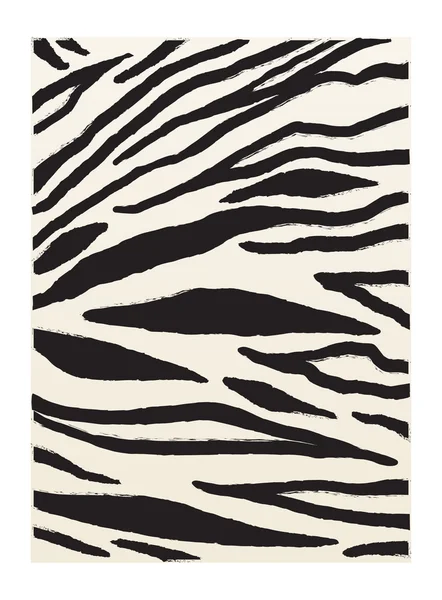 Textura rayas de cebra. Fondo rayado abstracto. ilustración digital . — Vector de stock