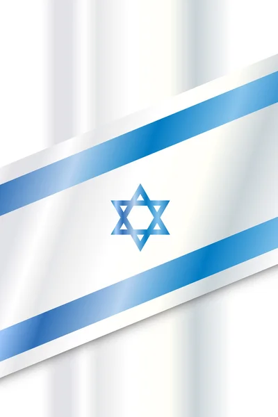 Kontekst flagi Izraela — Wektor stockowy