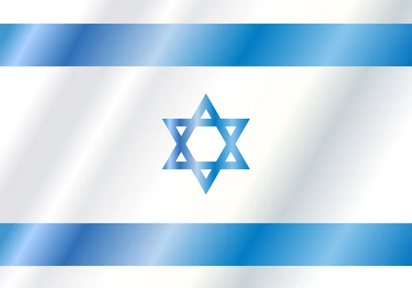 Israel flag. Israel symbol. Icon. Background. Vector illustration — Stockvector