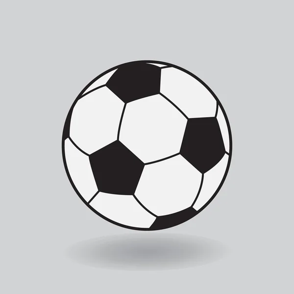 Icône de ballon de football — Image vectorielle