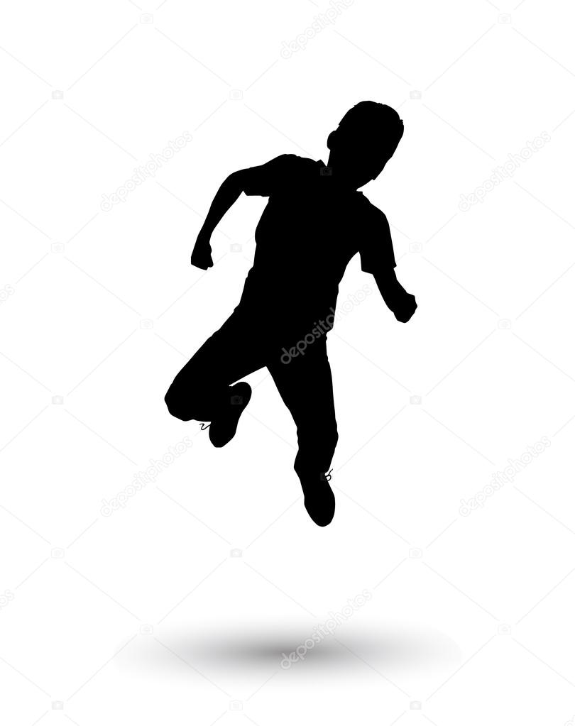 Kids jumping. Silhouettes of kids. Children party. Kids camp sport  illustration. Jump kids on white background. Stock Vector by  ©sofiartmedia.gmail.com 119360712