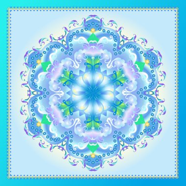 Mandala. Yuvarlak Süs Deseni. Çiçek arka plan. Vintage dekoratif unsurlar. Elle çizilmiş arka plan. İslam, Arap, Hint, Osmanlı motifleri. Oryantal dekorasyon. Sanat, Baskı, Moda, Ev Dekor, Tekstil, Düğün, Web sitesi için dijital illüstrasyon 