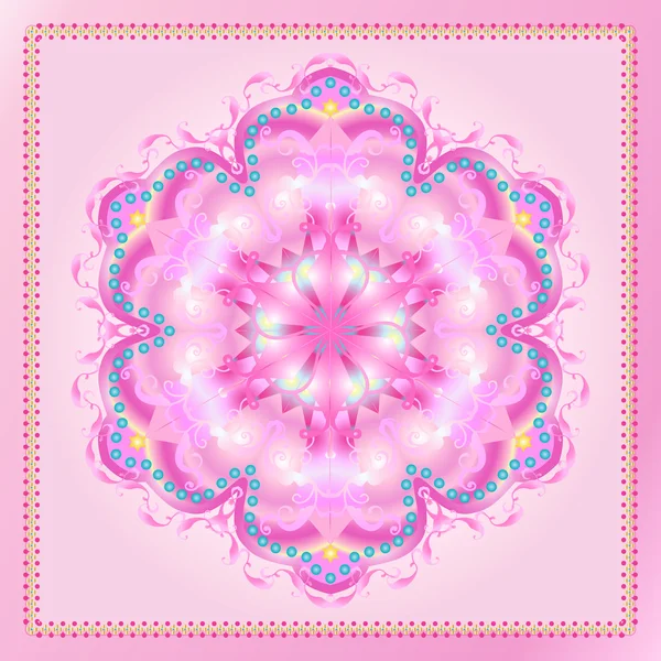 Mandala. Runt prydnad mönster. Blommig bakgrund. Vintage dekorativa element. Handritad bakgrund. Islam, arabiska, indiska, ottomanska motiv. Orientalisk inredning. Digital illustration för konst, tryck, mode, Heminredning, textil, bröllop, webbplats — Stockfoto